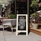 Flash Furniture White Wooden A-Frame Magnetic Chalkboard HGWA-GDI-CRE8-454315-GG - alternate 1